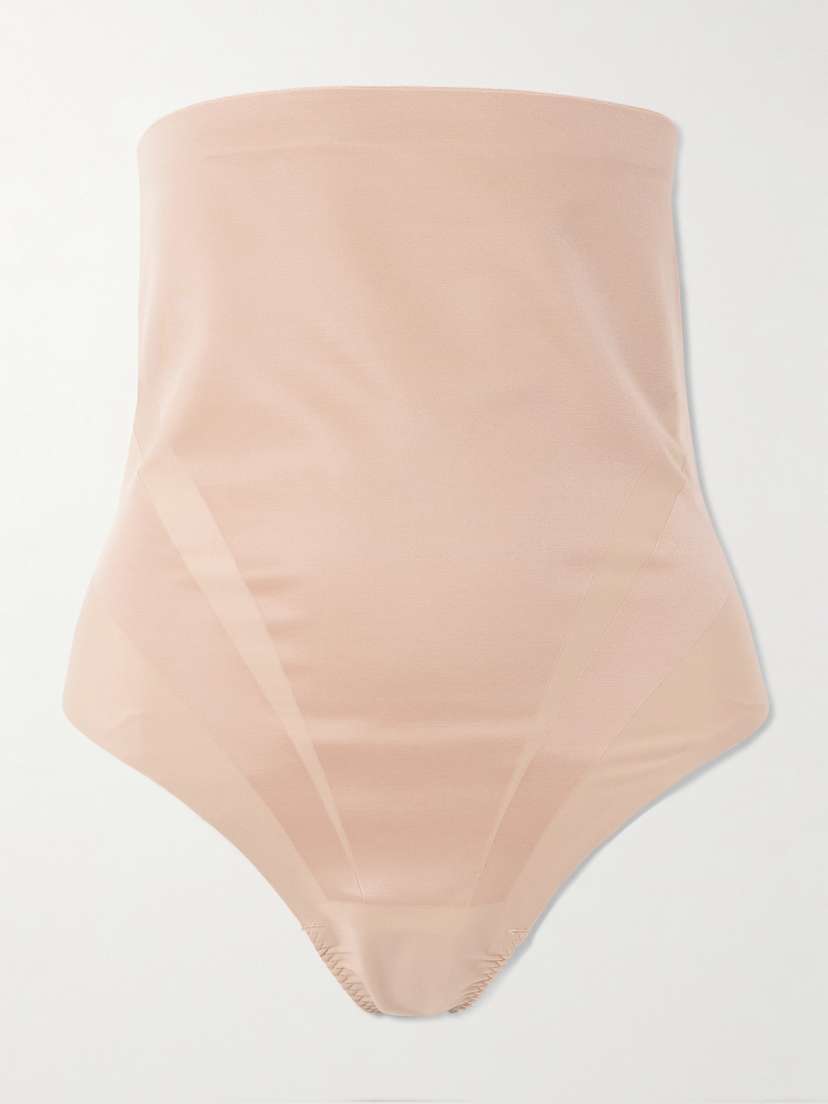 

Бесшовные эластичные стринги Spanxsculpt с высокой талией Spanx, бежевый