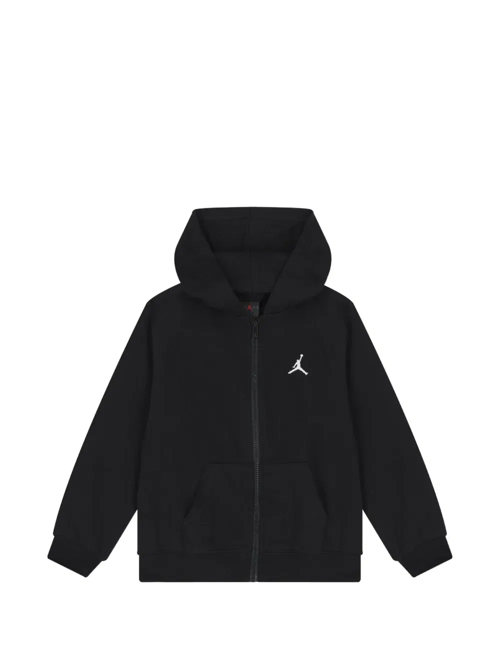 Толстовка Jordan с капюшоном и застежкой-молнией Nike Kids, черный