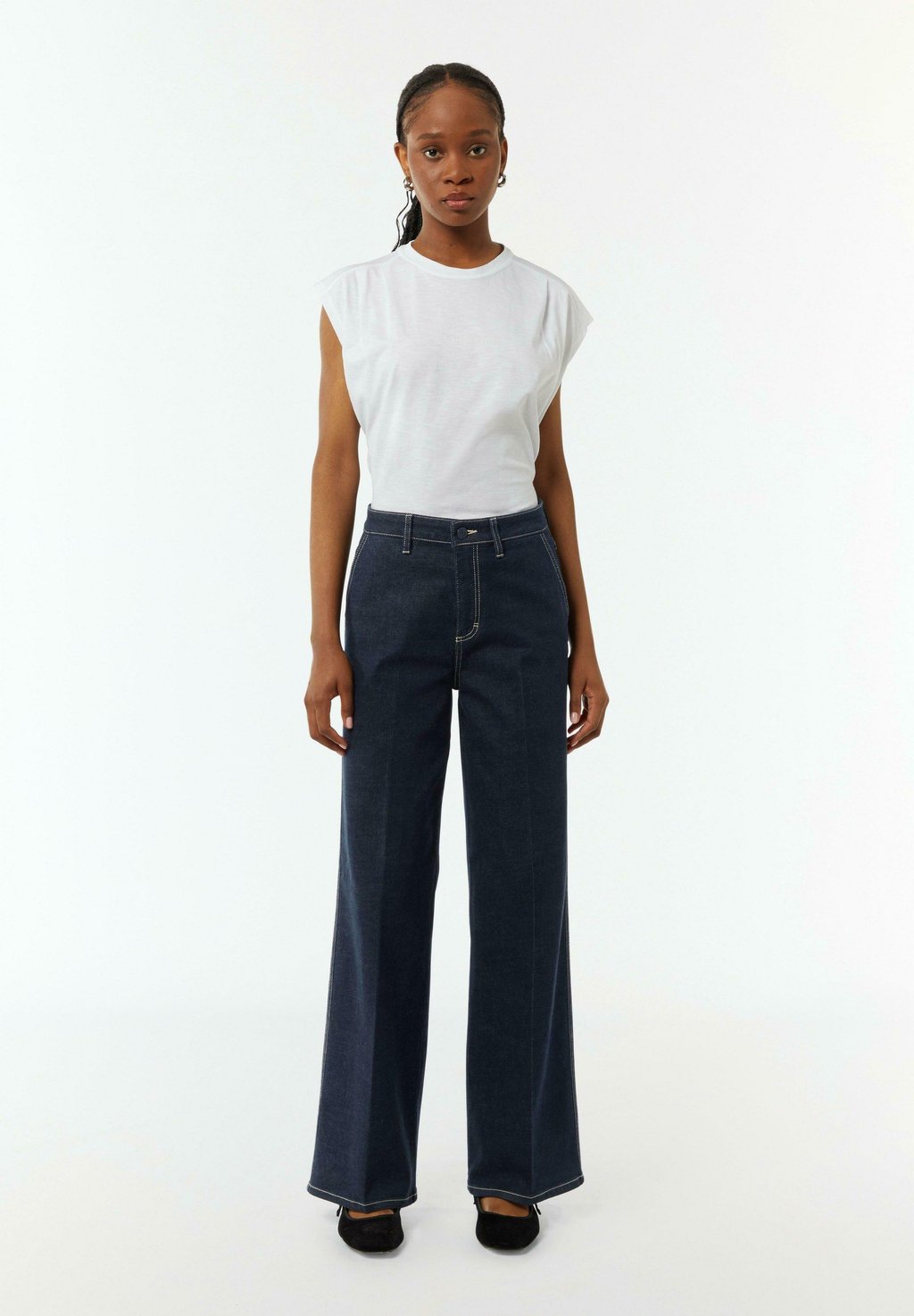 

Расклешенные джинсы MIT WIDE comma casual identity, деним