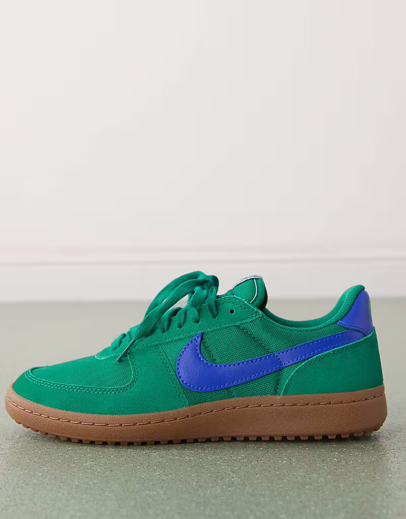Кроссовки Nike Field General зеленого цвета — фото 2