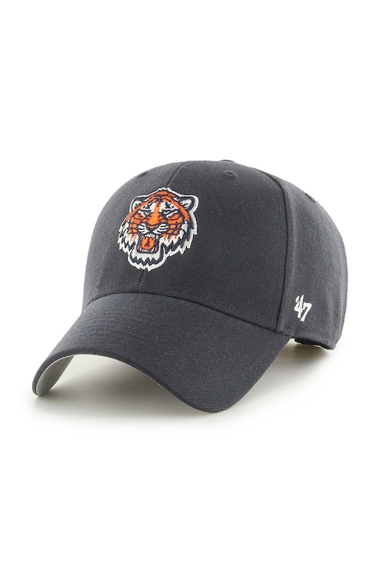 

Бейсболка с козырьком с добавлением шерсти MLB Detroit Tigers 47 Brand, темно-синий