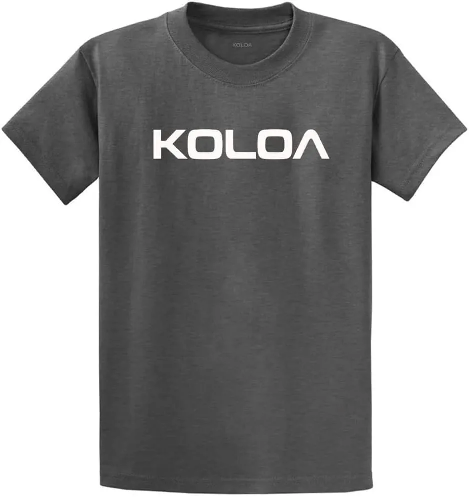 

Футболка Joe's USA Koloa Surf Koloa-Text Logo Heavy Cotton в размерах Regular, Big и Tall