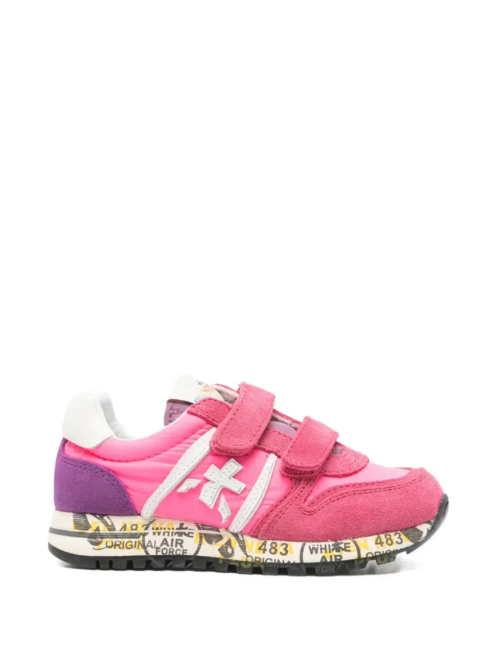 Кроссовки на липучках Sky V Premiata Kids, розовый