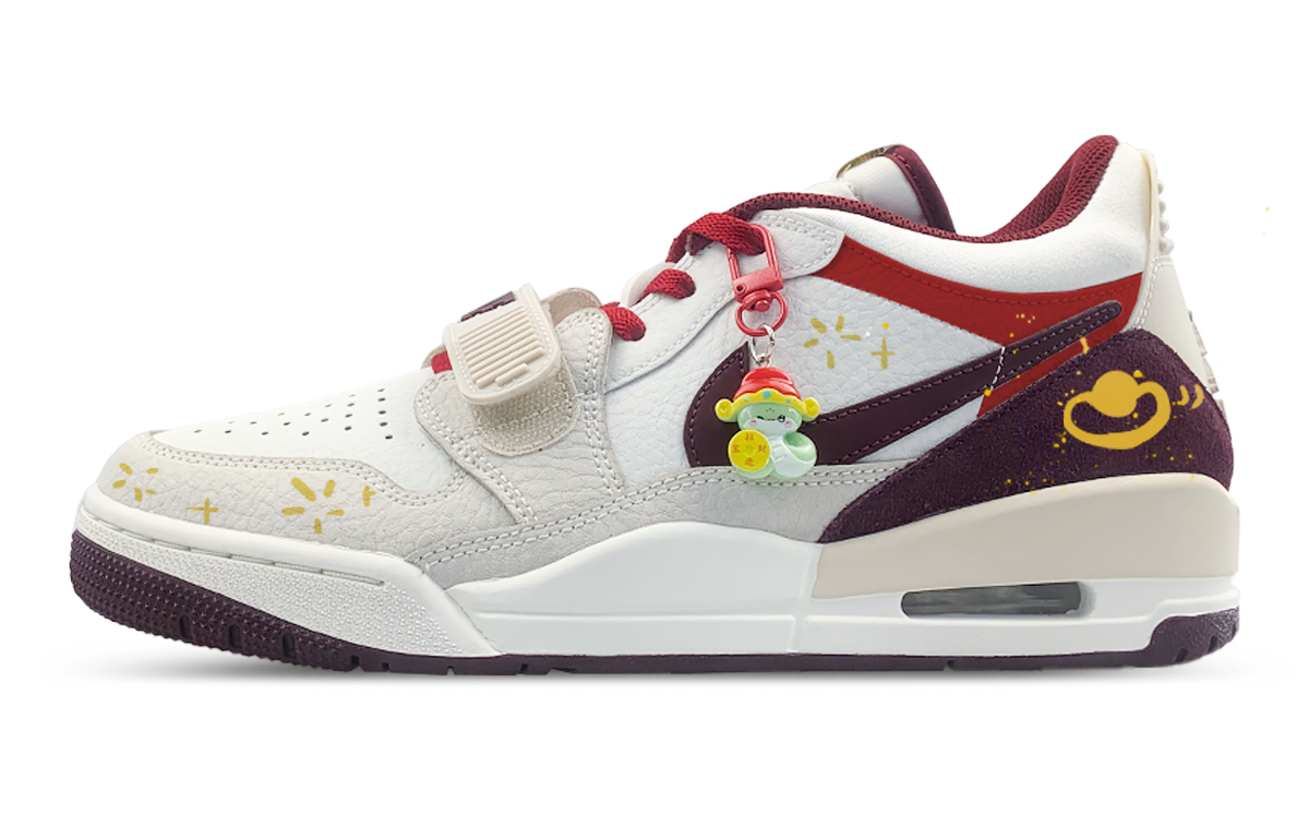 

Jordan Legacy 312 износостойкие нескользящие низкие винтажные мужские белые кроссовки