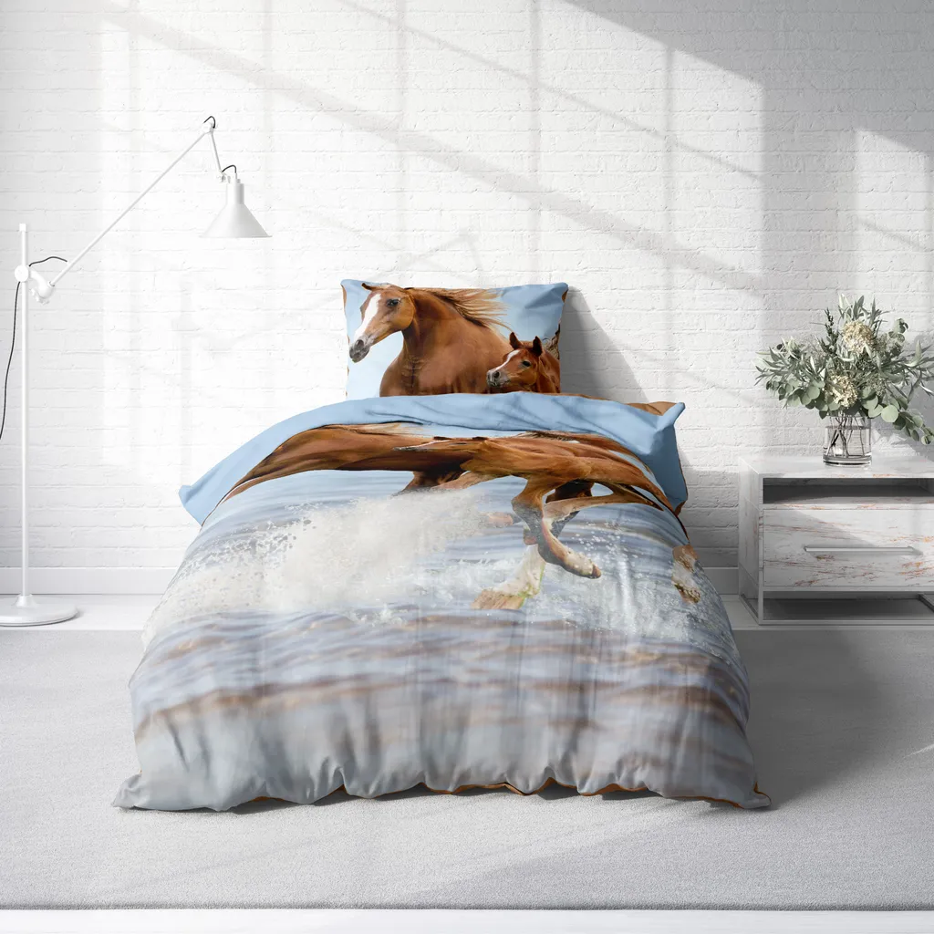 

Постельное белье One-Home, коричневый