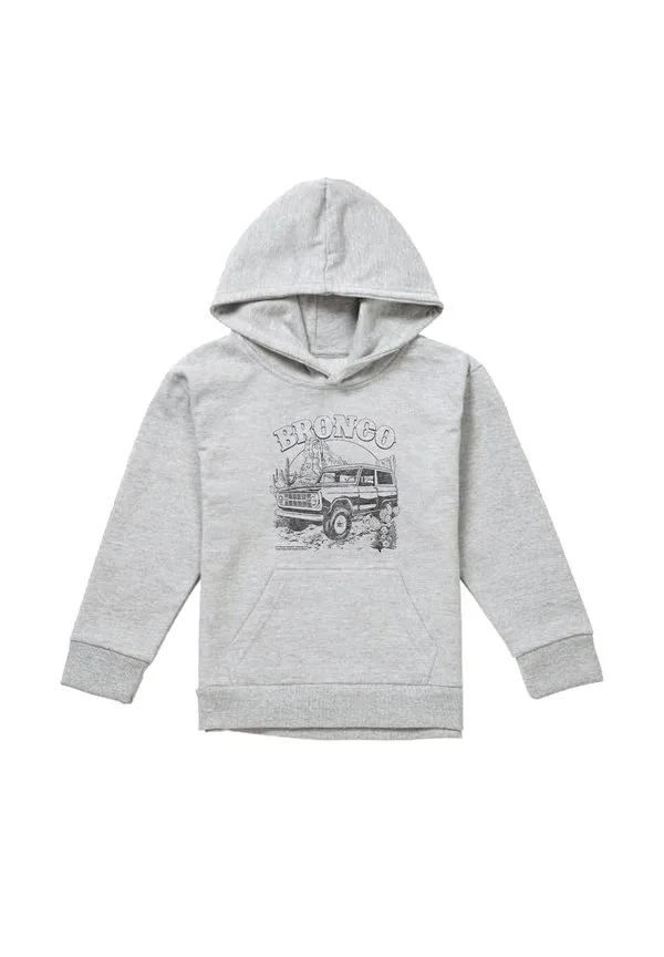 Худи bronco desert mono Ford, Mottled Light Grey