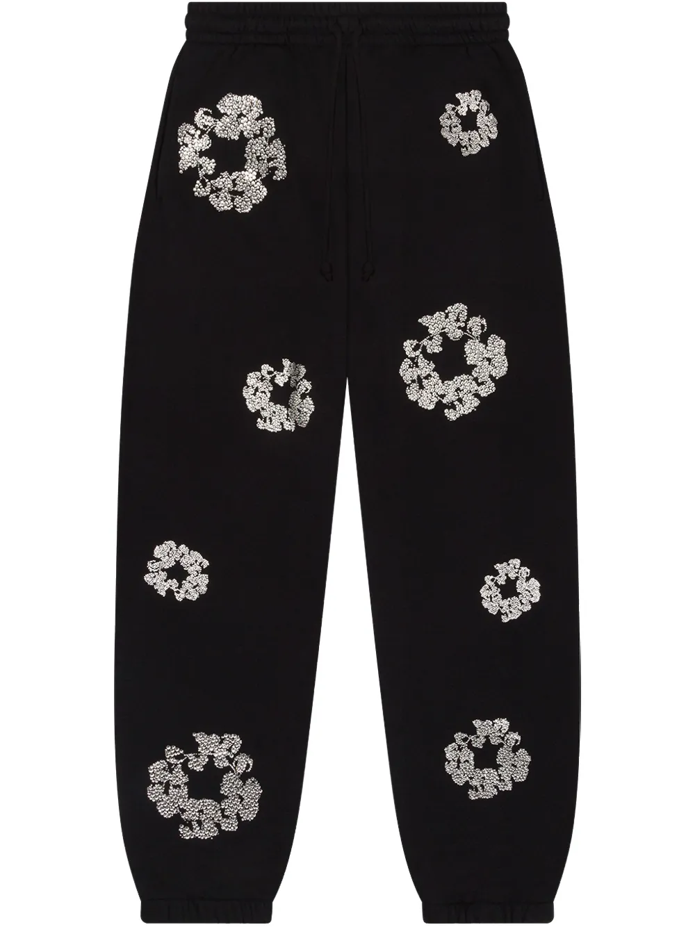 

Спортивные брюки Swarovski Wreath Black Denim Tears, черный