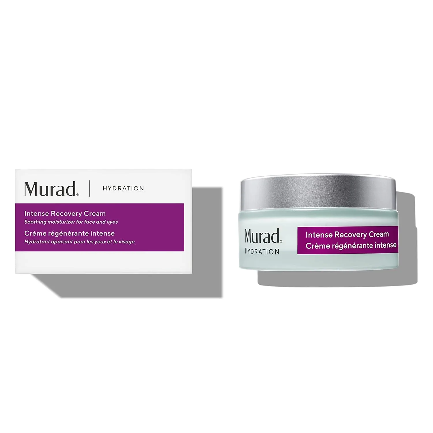 Крем Murad Intense Recovery Cream с маслом ши, мирабилисом и микроводорослями для лица и вокруг глаз, успокаивает покраснения и уход за очень сухой, уставшей, зрелой и поврежденной кожей, 50 мл