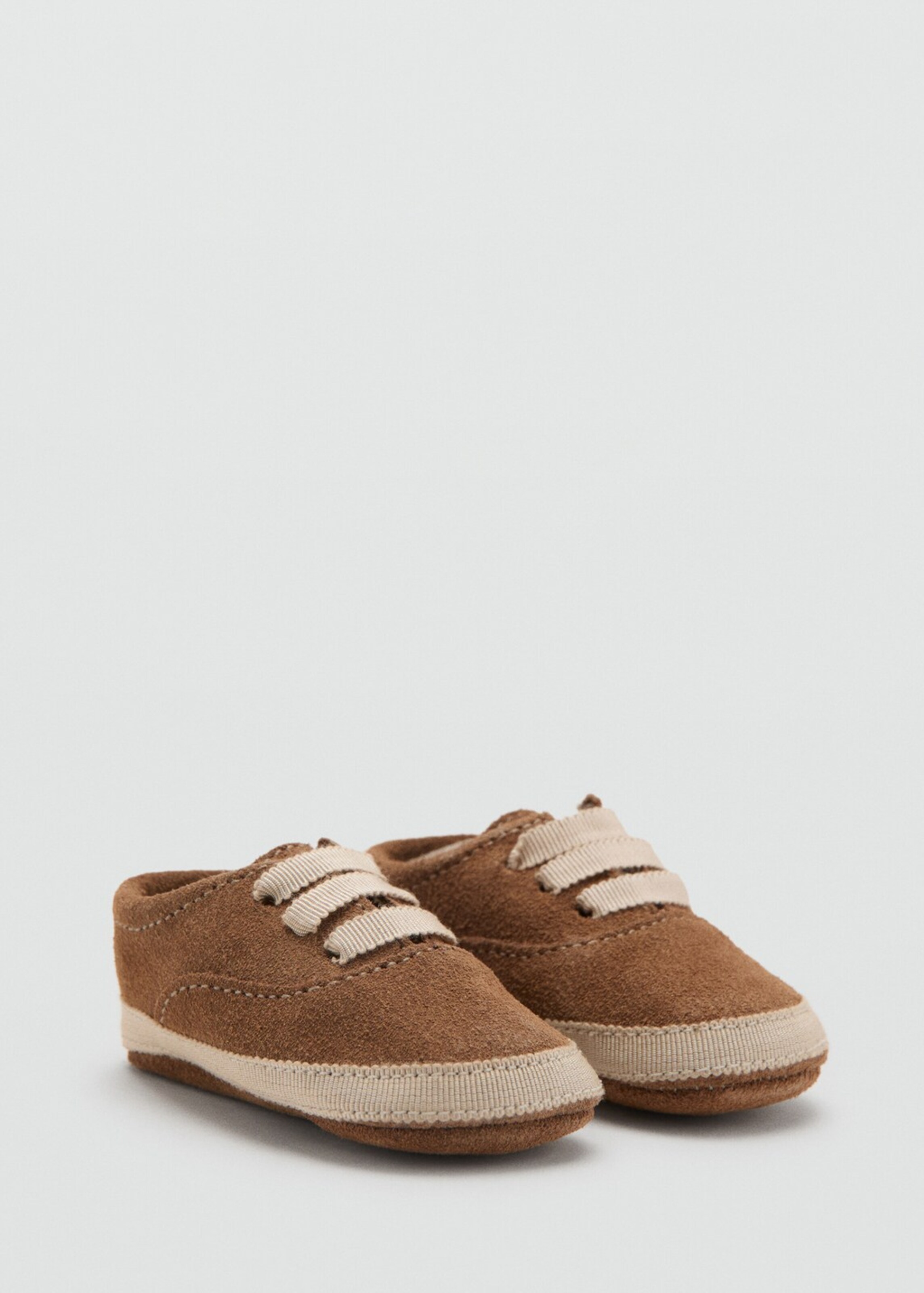 MANGO KIDS Flats 'Fede' в коричневом цвете — фото 3