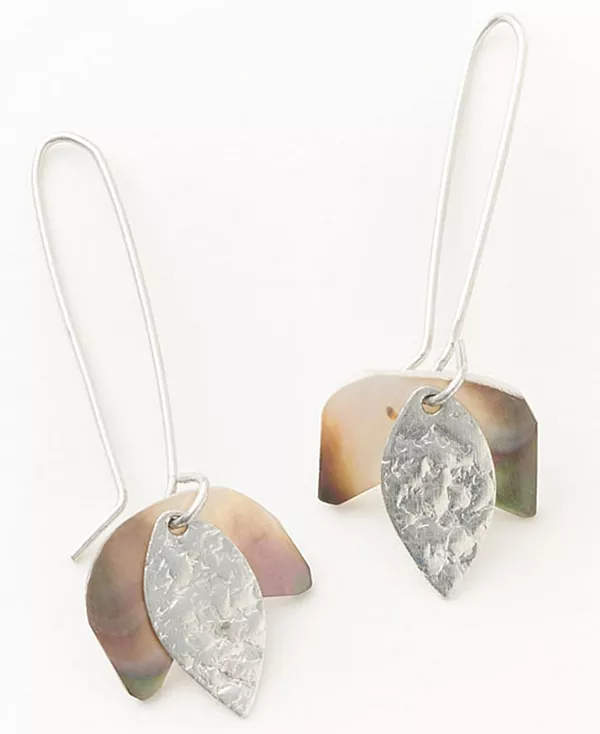 

Серьги-Тюльпаны серебристого тона Matr Boomie, charcoal