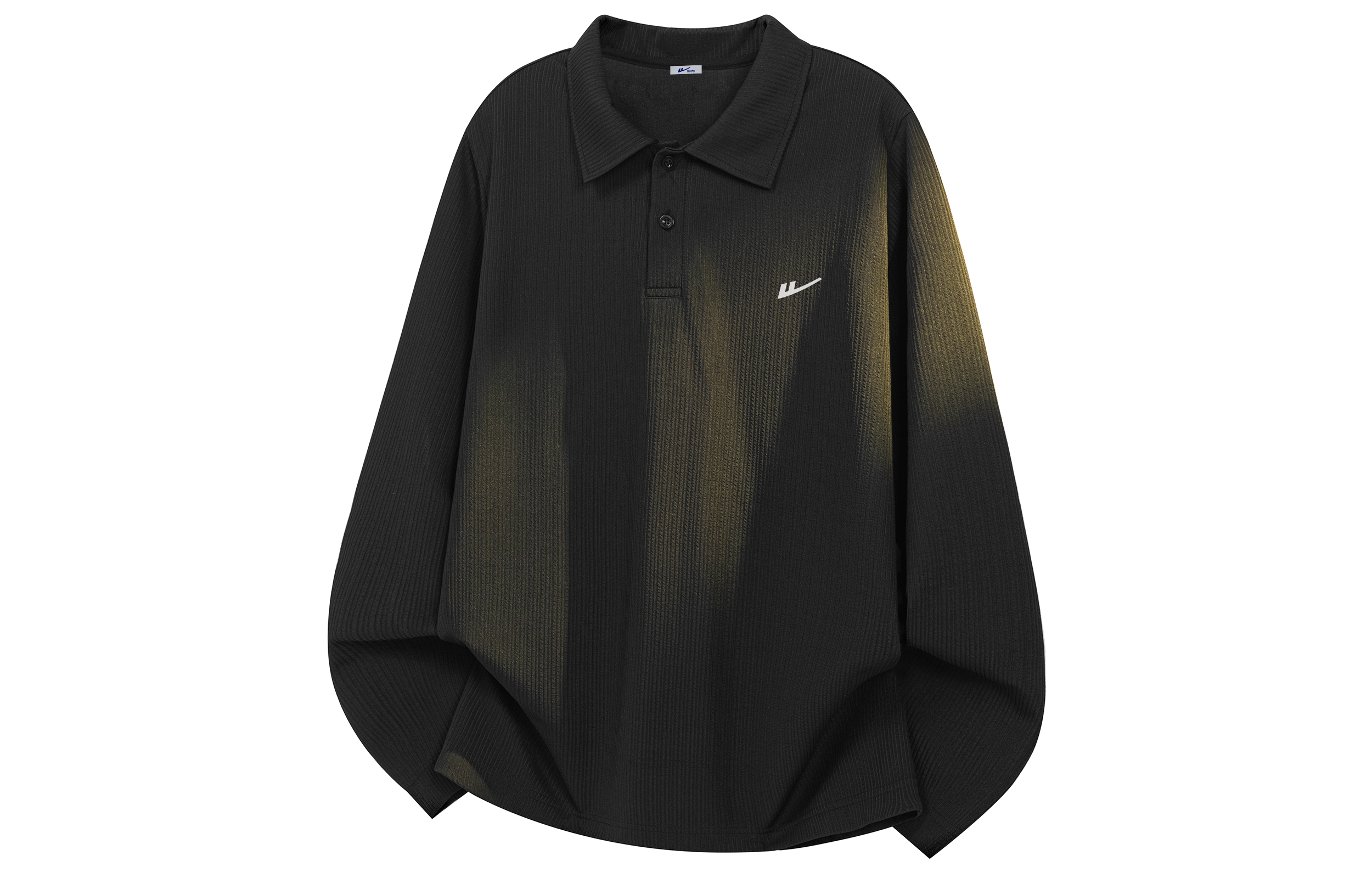 

Футболка женская с лацканами, умеренный прямой крой WARRIOR, черный[free diy badge]