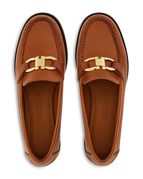 Женские лоферы Maryan Gancini Ferragamo, цвет Brown — фото 2