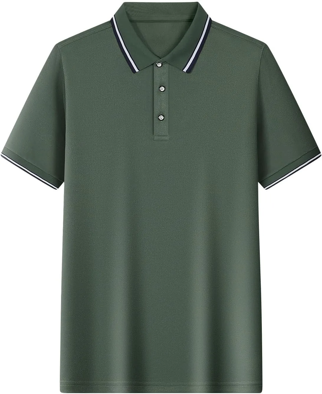 

Мужская классическая поло с коротким рукавом, влагоотводящая