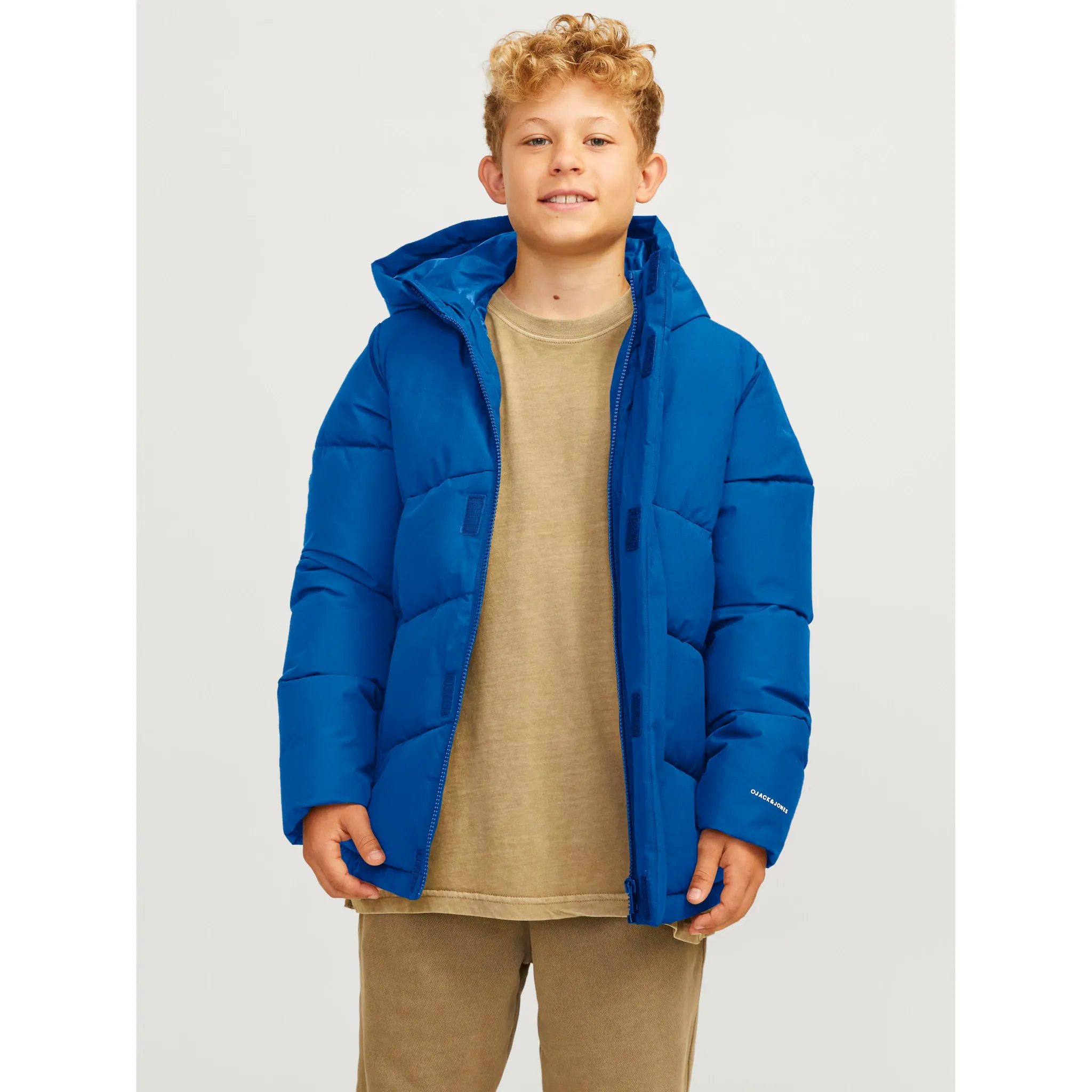 

Детская стеганая куртка Jack & Jones «JJWORLD PUFFER JACKET JNR», с капюшоном Jack & Jones Junior, цвет Nautical Blue