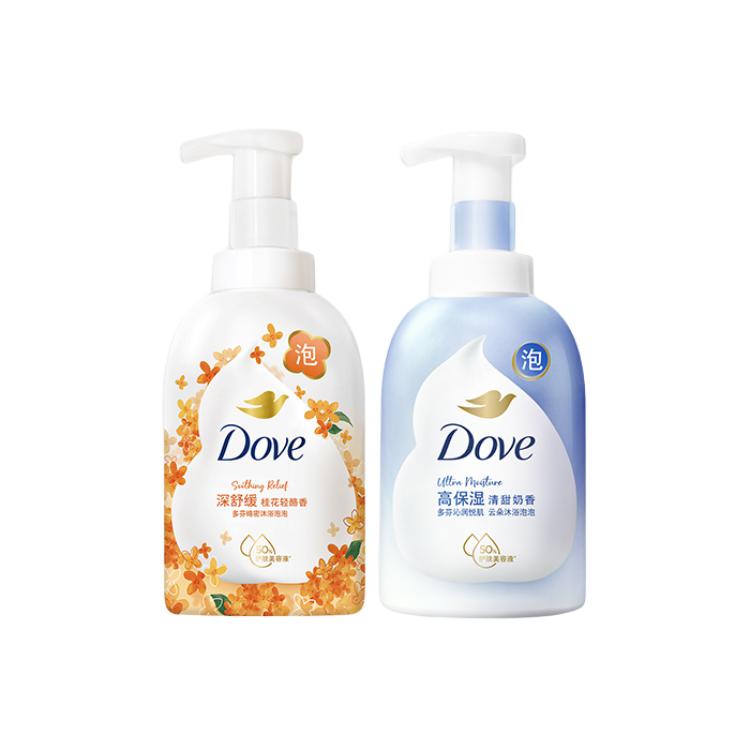 

Сезонный ограниченный набор Osmanthus Bubbles гель для душа увлажняющий, очищающий, уход Cherry Blossom 400мл*2 Dove