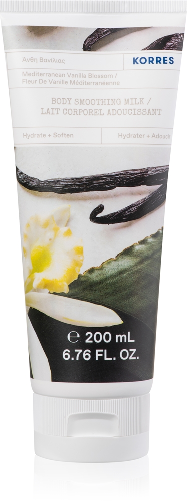 

Увлажняющий лосьон для тела с ароматом цветков средиземноморской ванили и миндальным маслом Korres, 200 мл