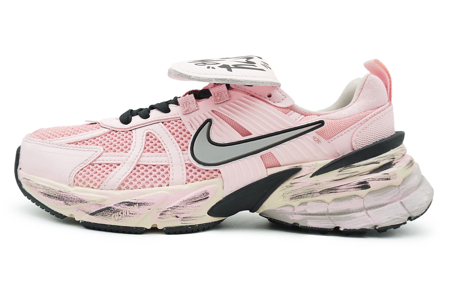 

Кроссовки для бега V2K Run женские с низким верхом розовый/черный Nike