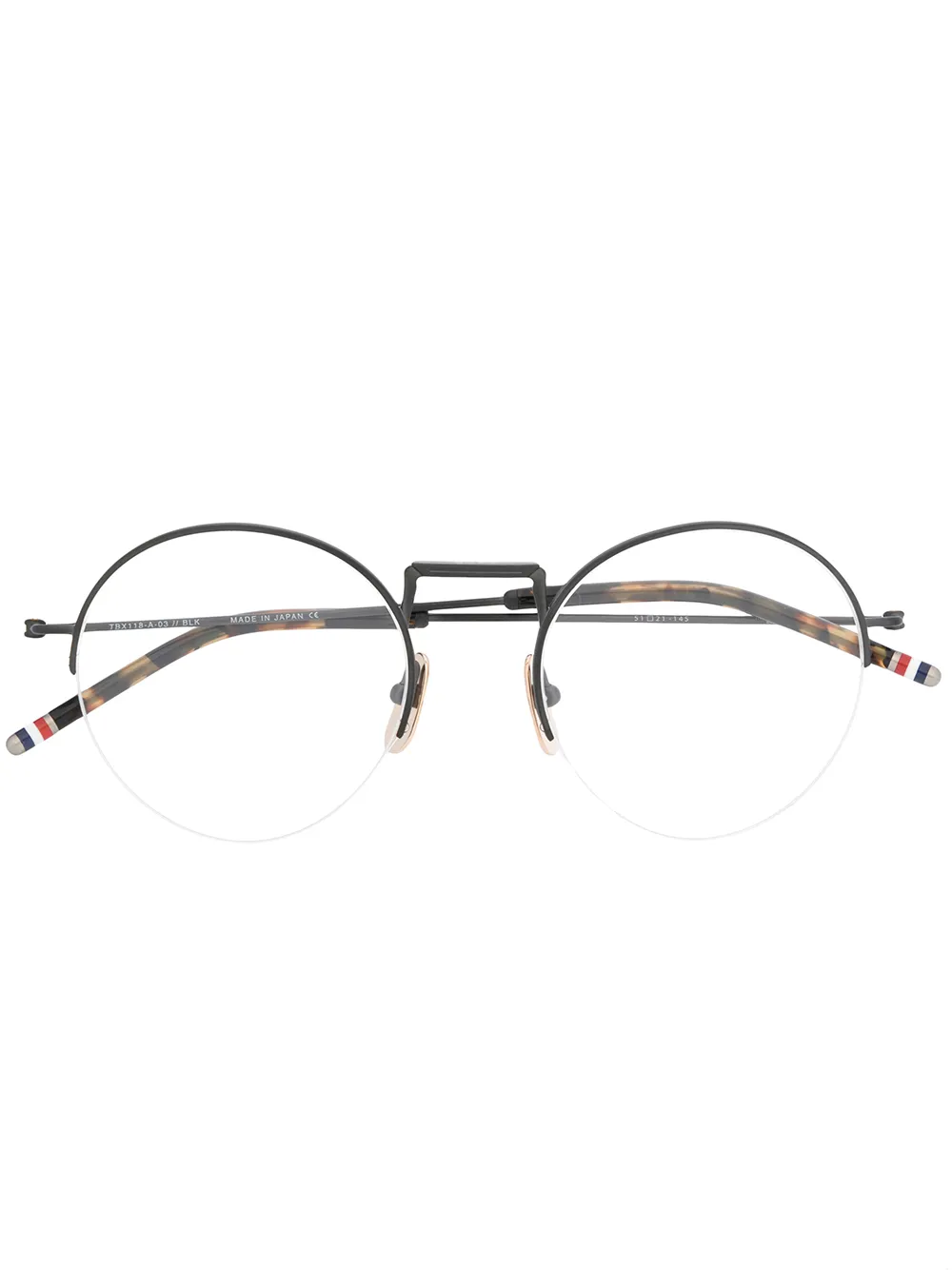

Очки в круглой оправе Thom Browne Eyewear, черный