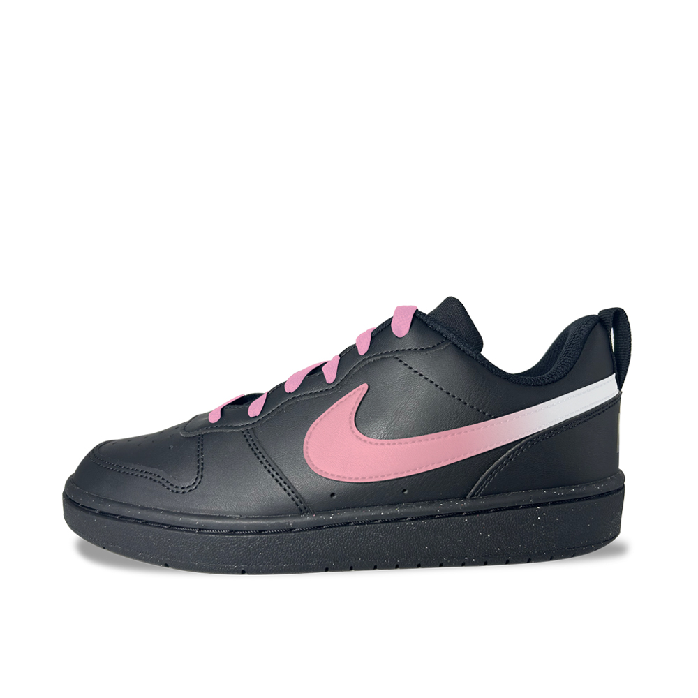 

Court Borough Berry нескользящие устойчивые к истиранию низкие детские скейтбординг кроссовки для подростков Nike, черный