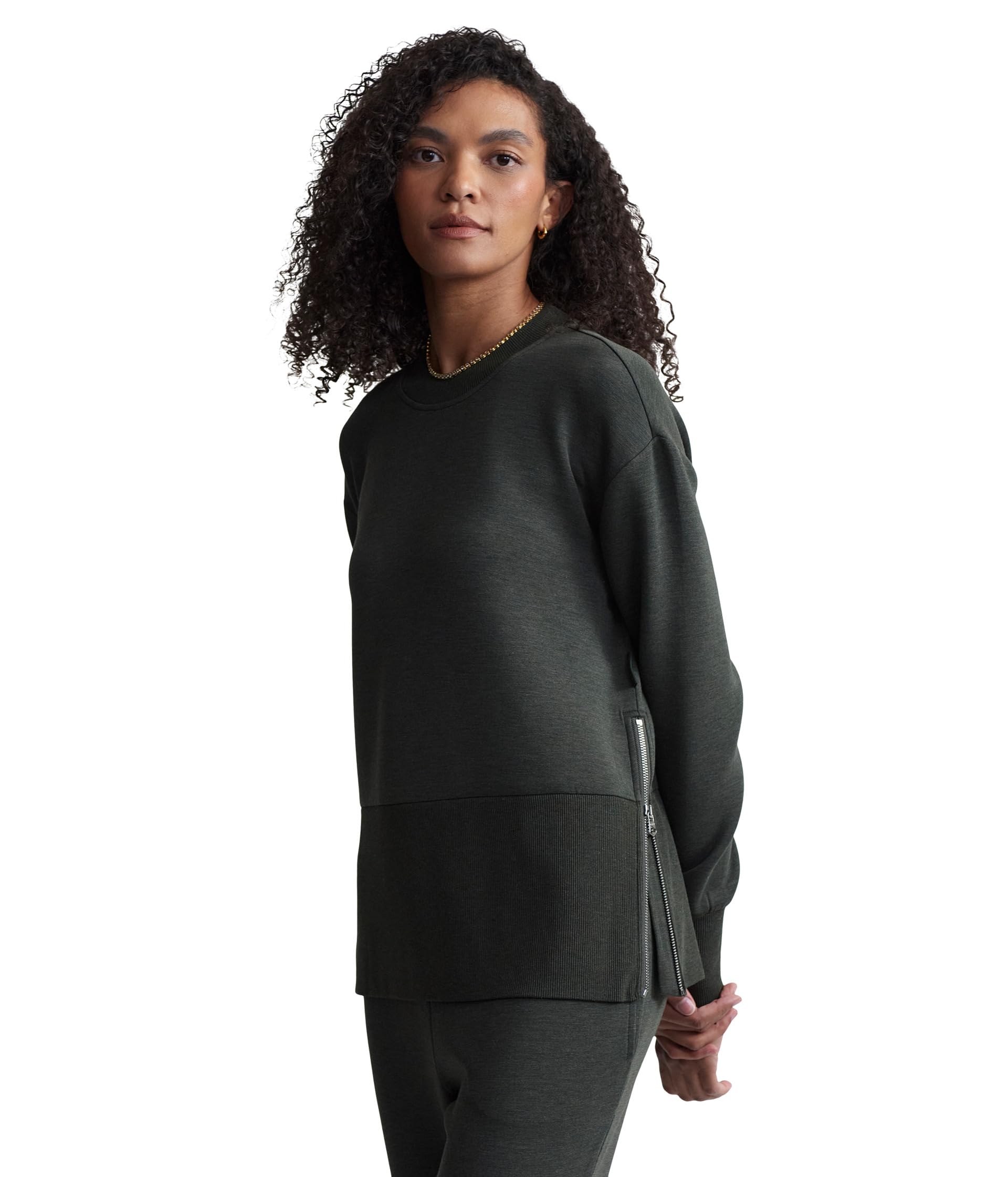 

Свитер Varley Lowry Sweat, Olive Marl