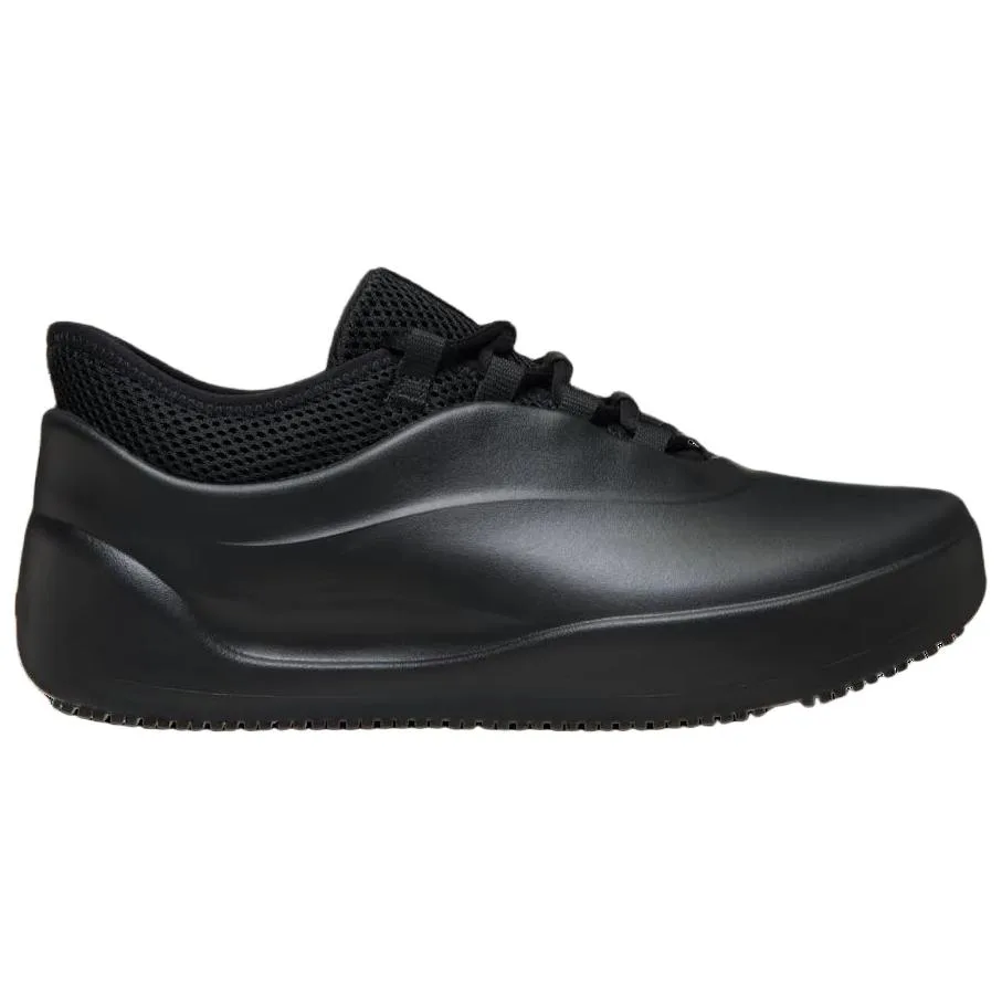 Crocs Мужские повседневные кроссовки Bistro Walk Low Top из полиэстера черные — фото 3
