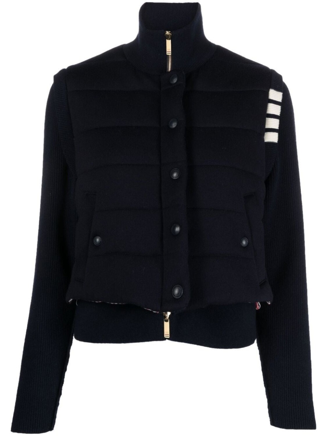 

Thom Browne двусторонний пуховик, синий