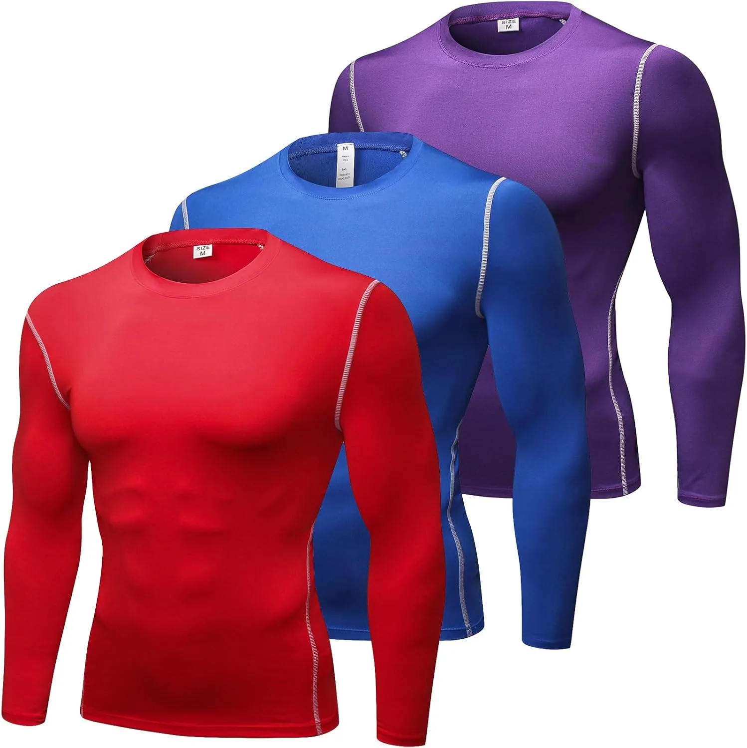 

Мужская компрессионная футболка SPVISE с длинным рукавом для тренировок