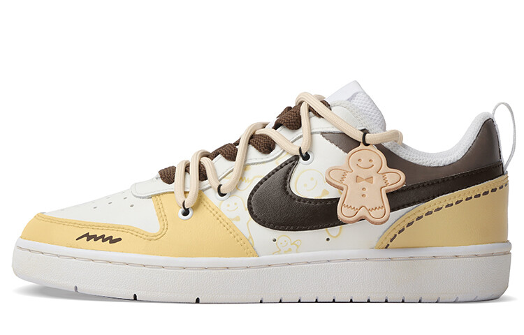 

Женские кроссовки для скейтбординга Nike Court Borough, Brown/Yellow