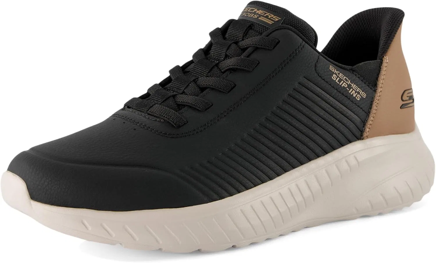 Мужские кроссовки Skechers Squad Chaos Bungee Slip In, Black — фото 2