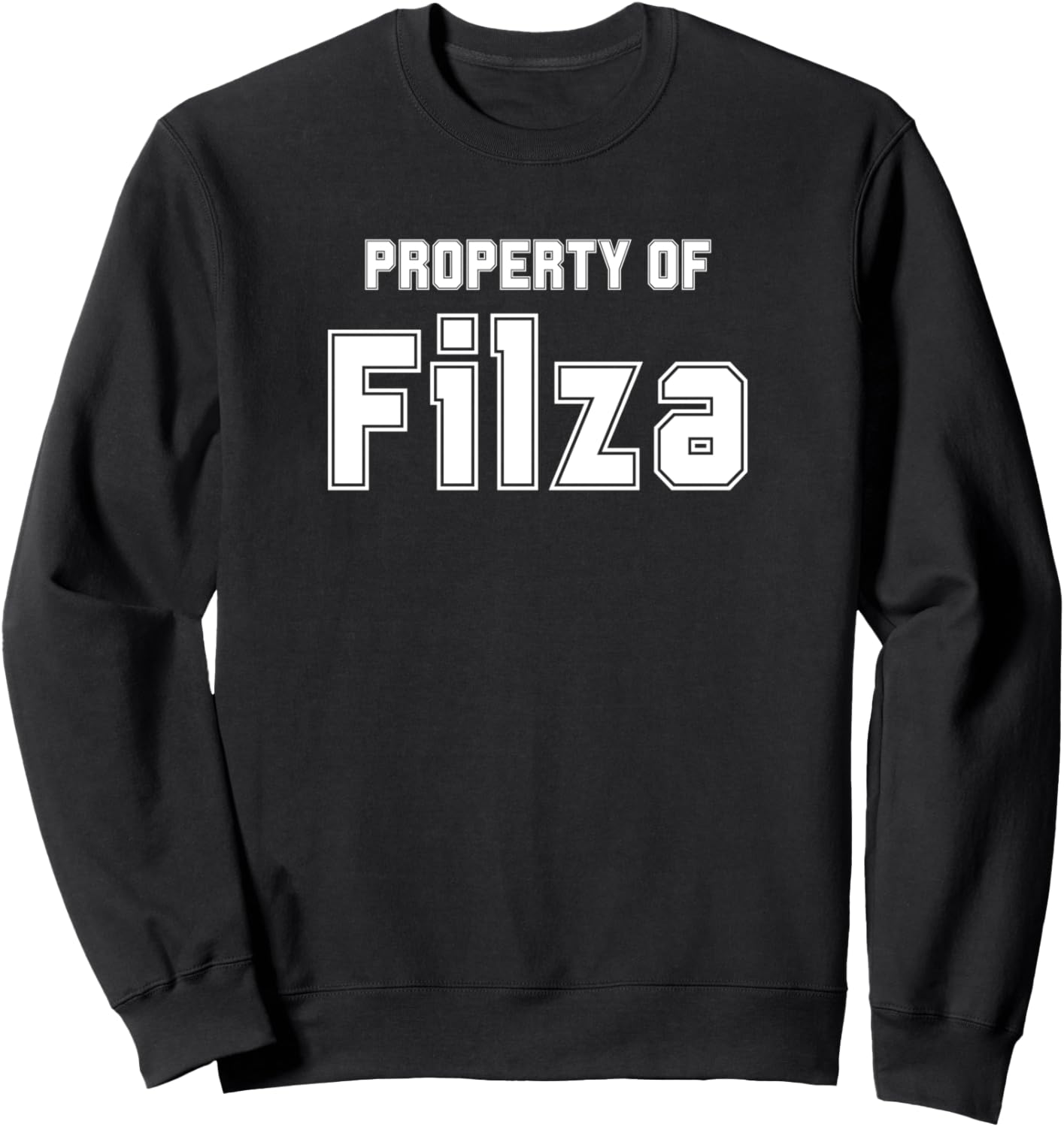 

Забавная толстовка с мусульманским именем FILZA Wealth в подарок Funny Asian Name Gifts Property Of Co., черный