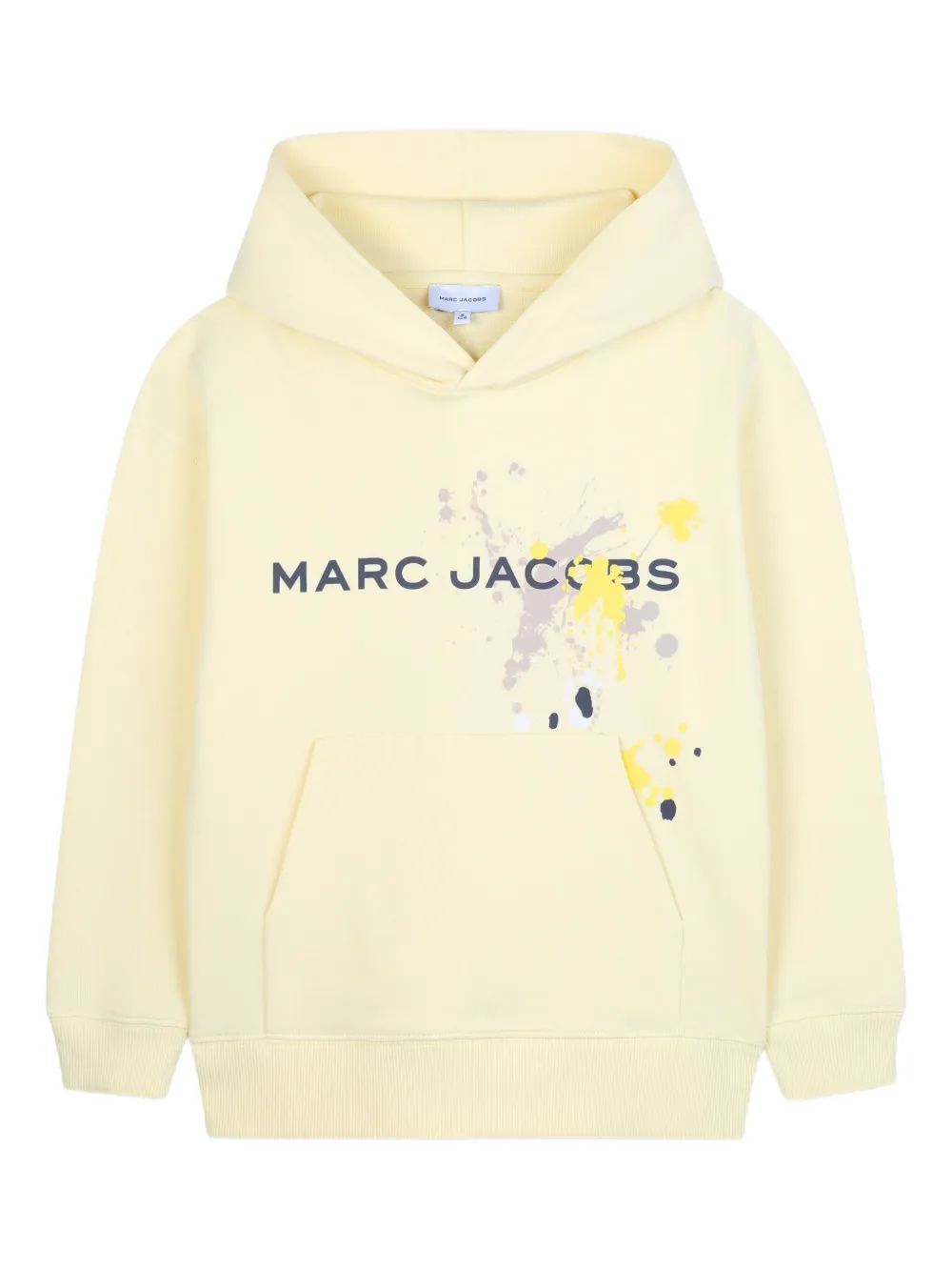 

Худи с эффектом разбрызганной краски Marc Jacobs Kids, желтый
