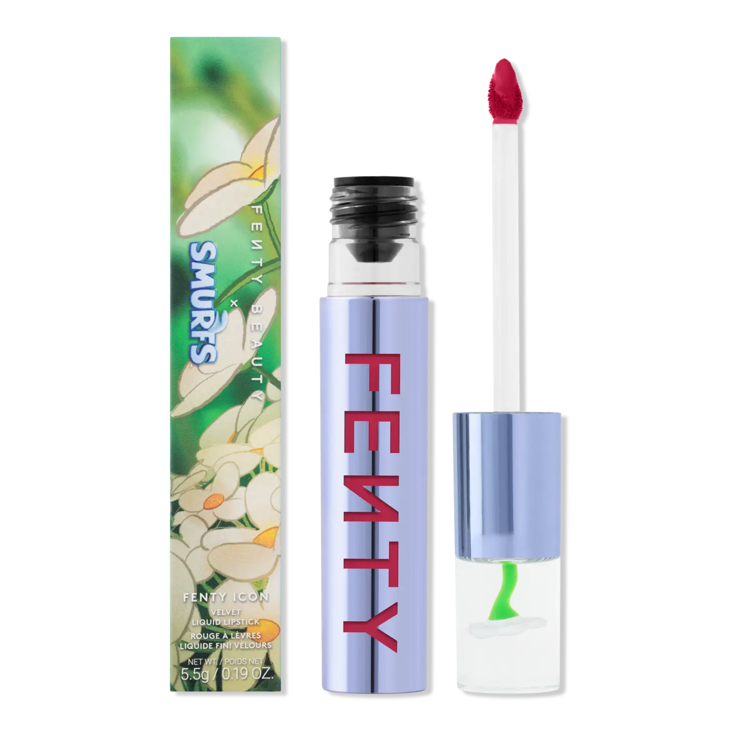 

Жидкая помада Fenty Icon Velvet FENTY BEAUTY by Rihanna, SMURF'MELON (watermelon red)