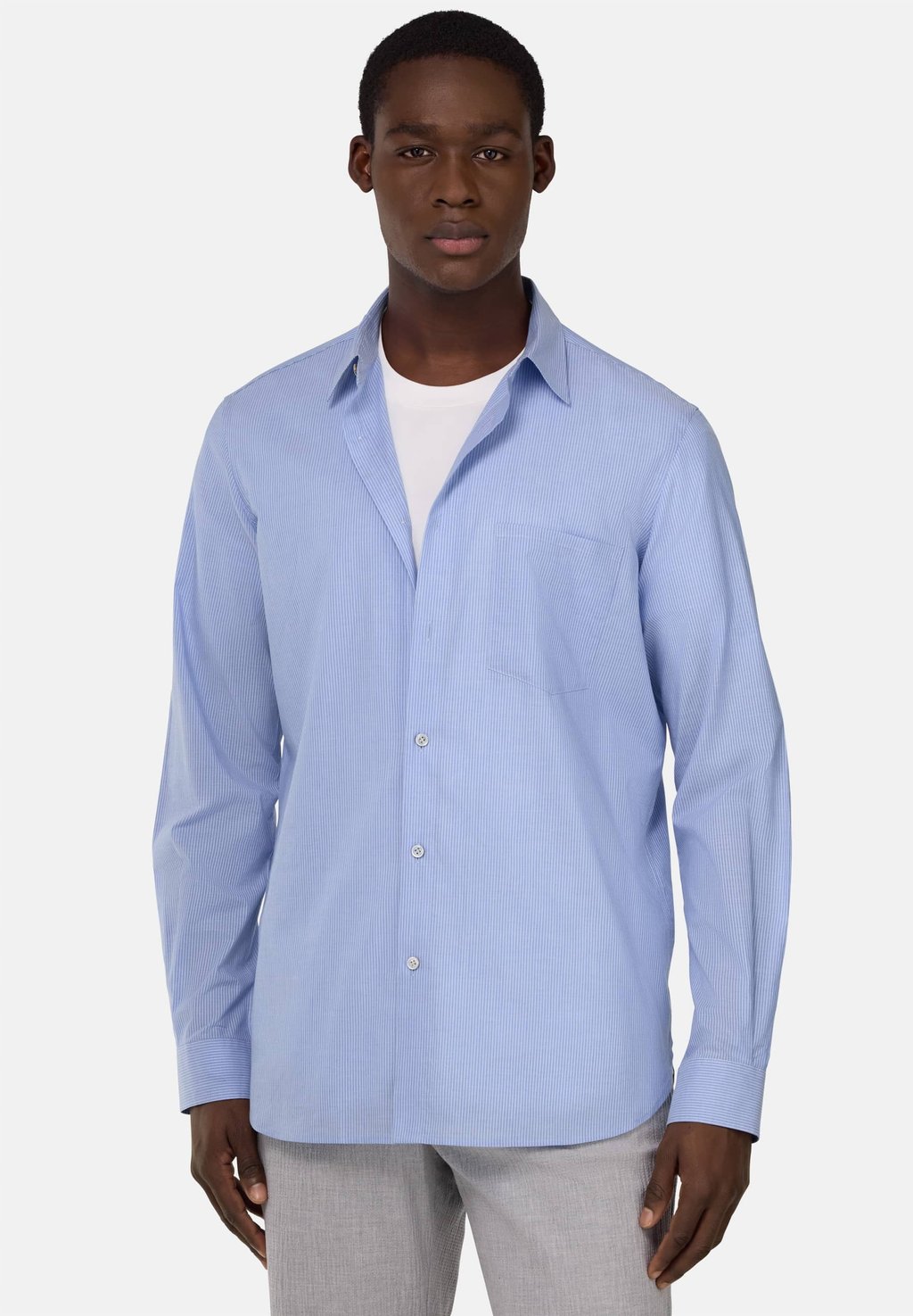 

Рубашка REGULAR STRIPED Boggi Milano, светло-голубой