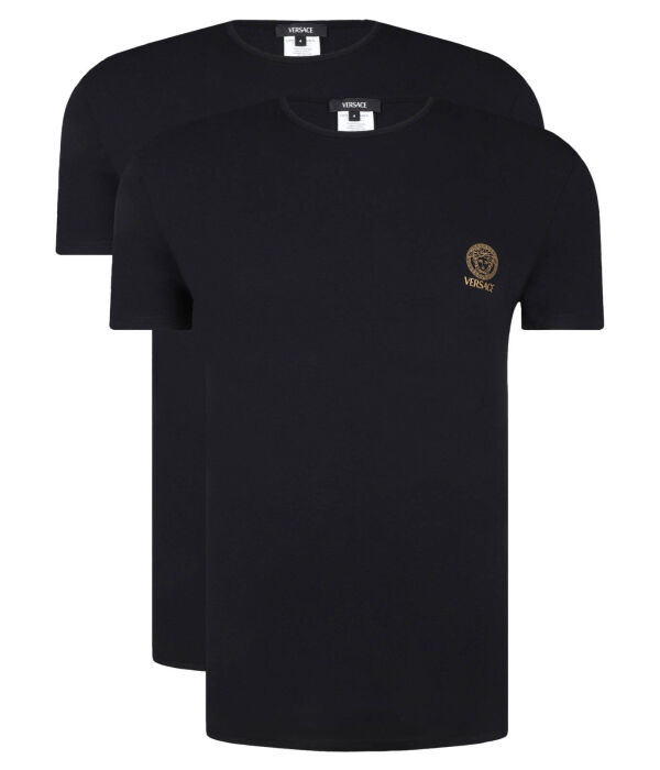 

Футболки 2 шт. Slim fit Versace, черный
