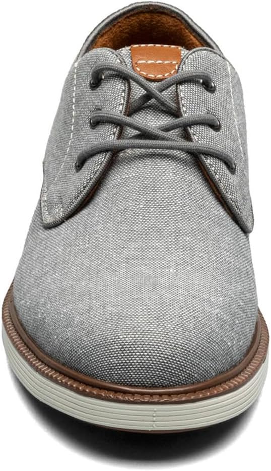 Детские оксфорды Florsheim Boys Highland Canvas с простым носком (для малышей/младших и старших детей), серый — фото 3