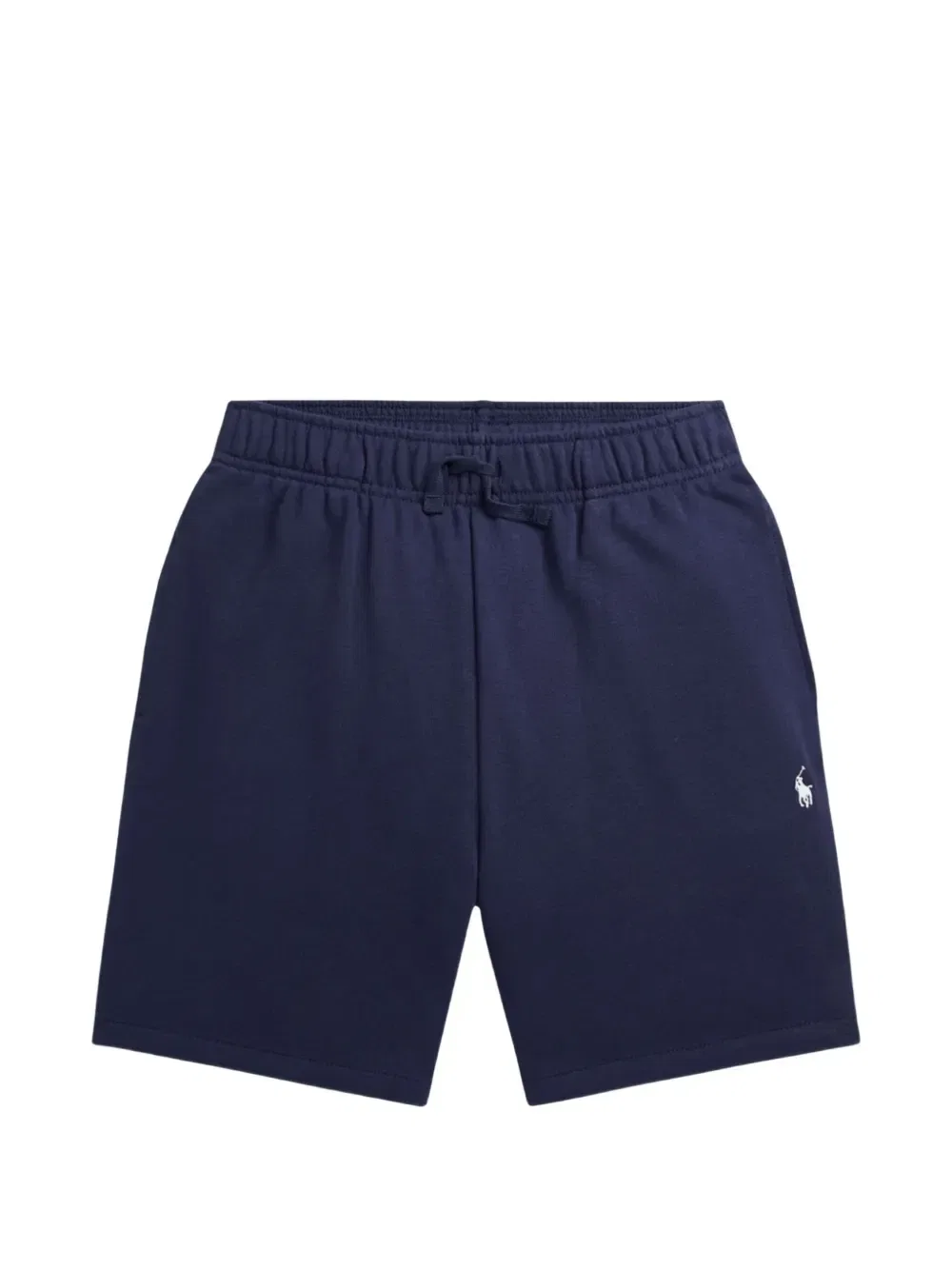 Короткие шорты на шнурке с вышитым логотипом Polo Ralph Lauren Kids, синий