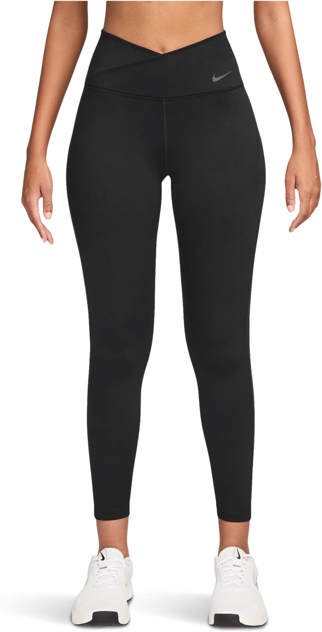 

Брюки Nike Dri-fit One High-waisted 7/8 Leggings, цвет Black/Dark Smoke Grey