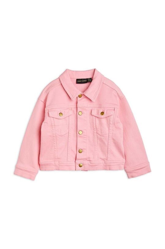 

Джинсовая куртка из хлопка Mini Rodini, розовый