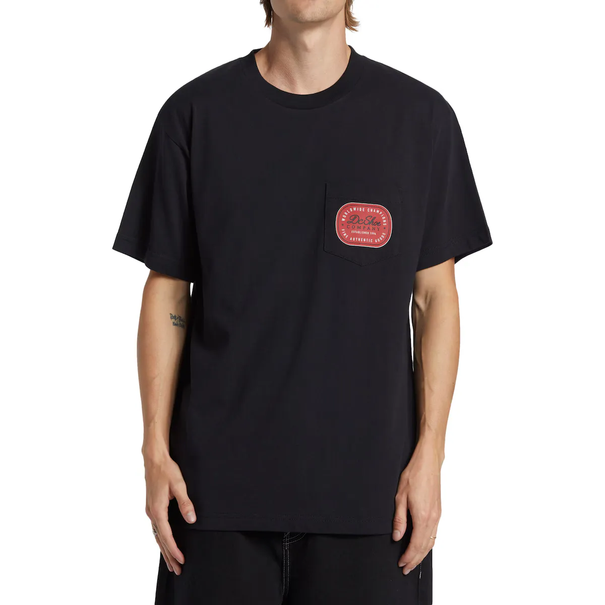 

Мужская футболка Label It DC обувь DC Shoes, чёрный