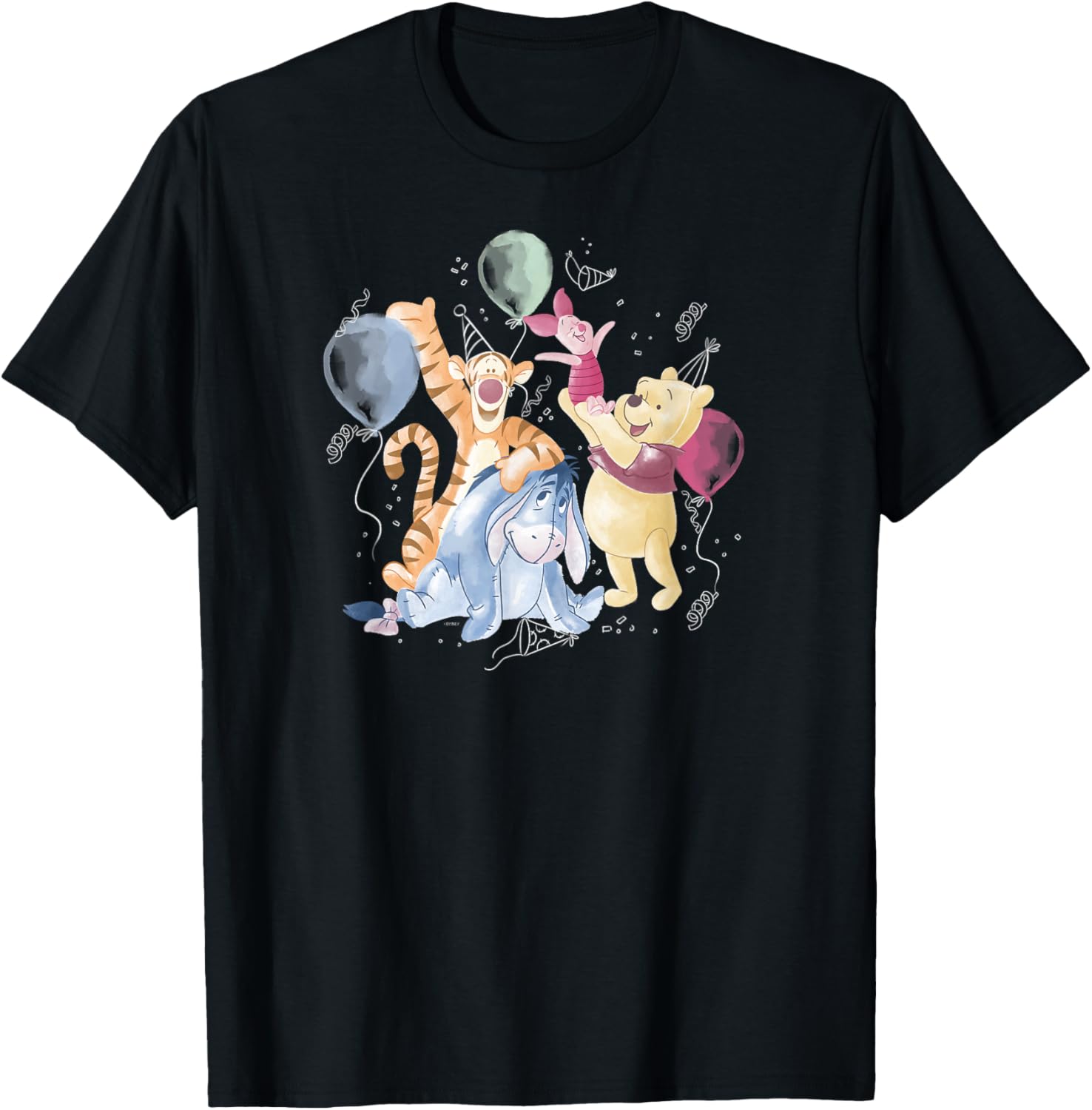 

Деревянная футболка Disney Винни-Пух «Сто акров», черная