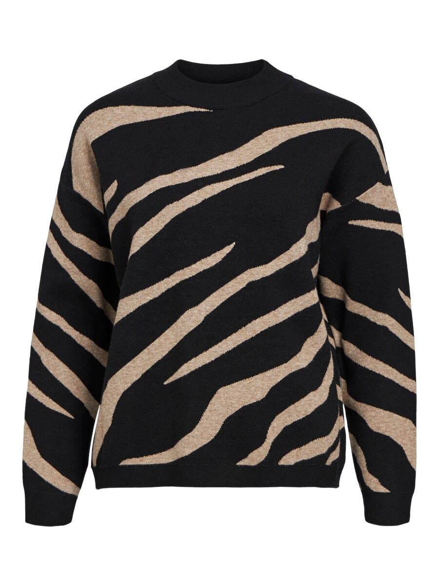 

Тонкий вязаный свитер OBJECT Sweater OBJRay, черный