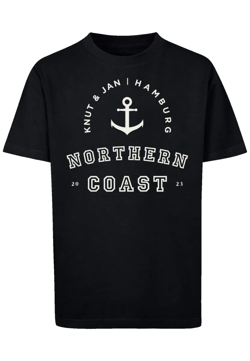 

Футболка F4NT4STIC "Northern Coast Knut & Jan Hamburg", принт, черный