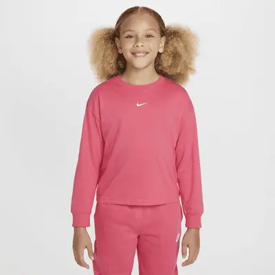 

Лонгслив Nike Sportswear Essential, цвет Aster Pink
