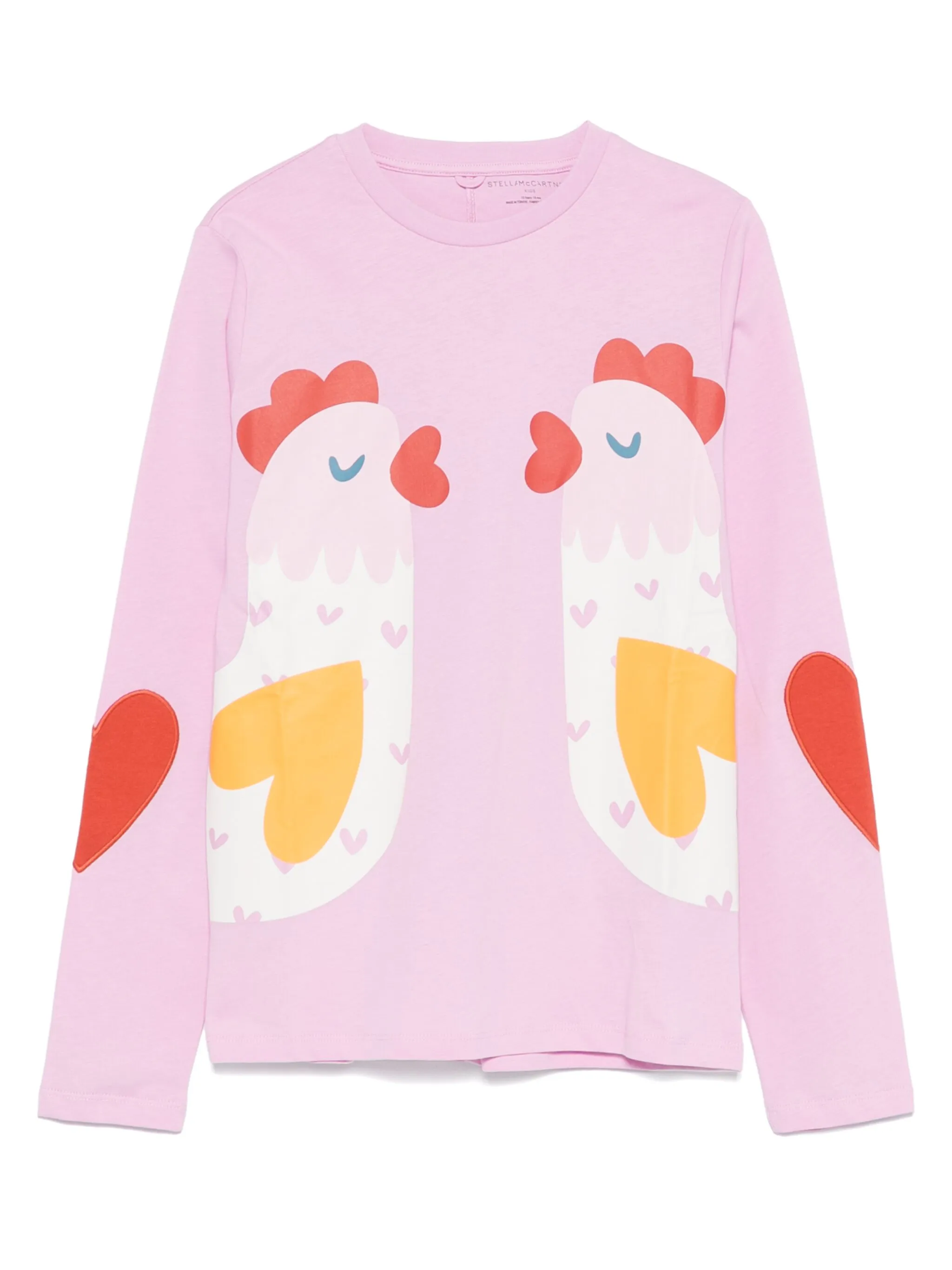 

Футболка с принтом Stella Mccartney Kids, розовый