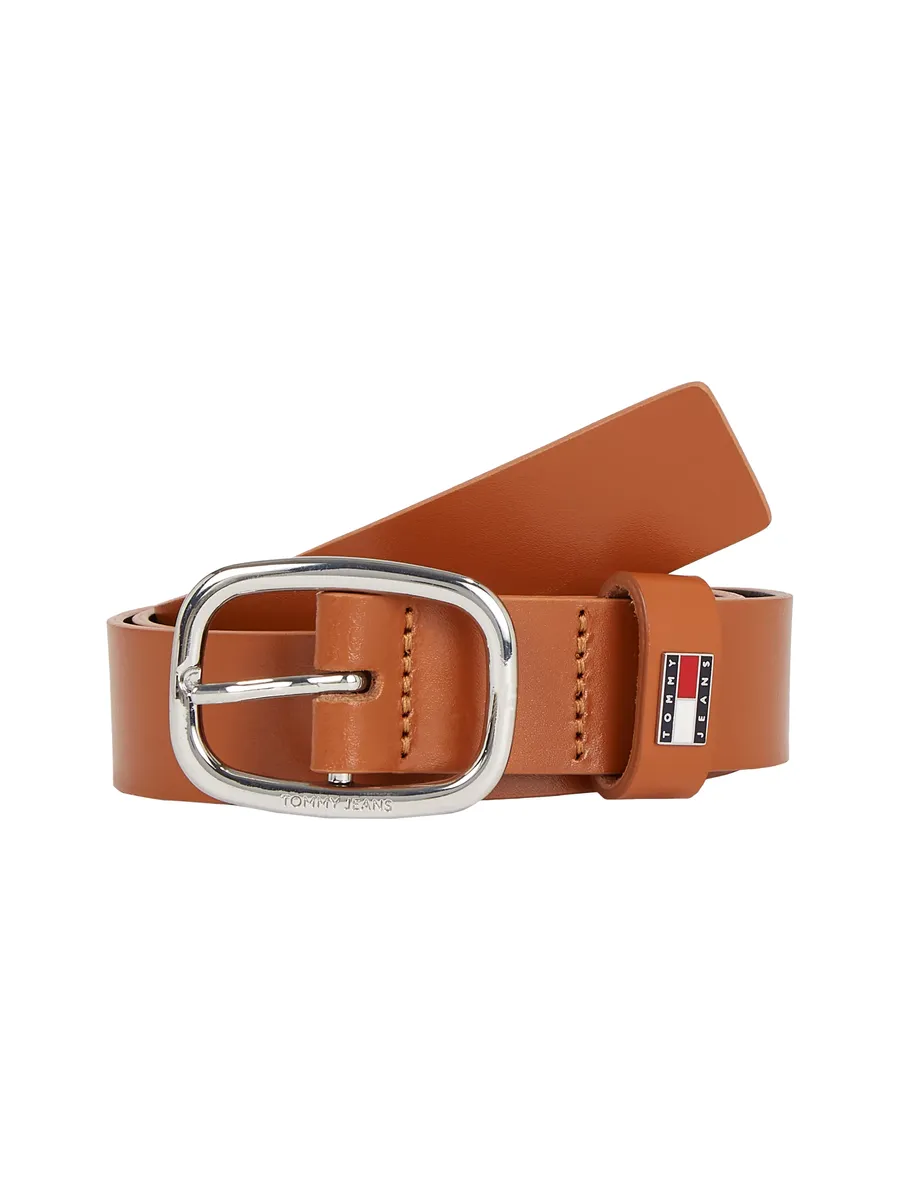 

Кожаный ремень Tommy Jeans "TJW OVAL 3.0", цвет Cognac