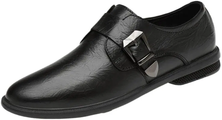 Лоферы кожаные, Slip-on, Oxford, черный UOPYNE