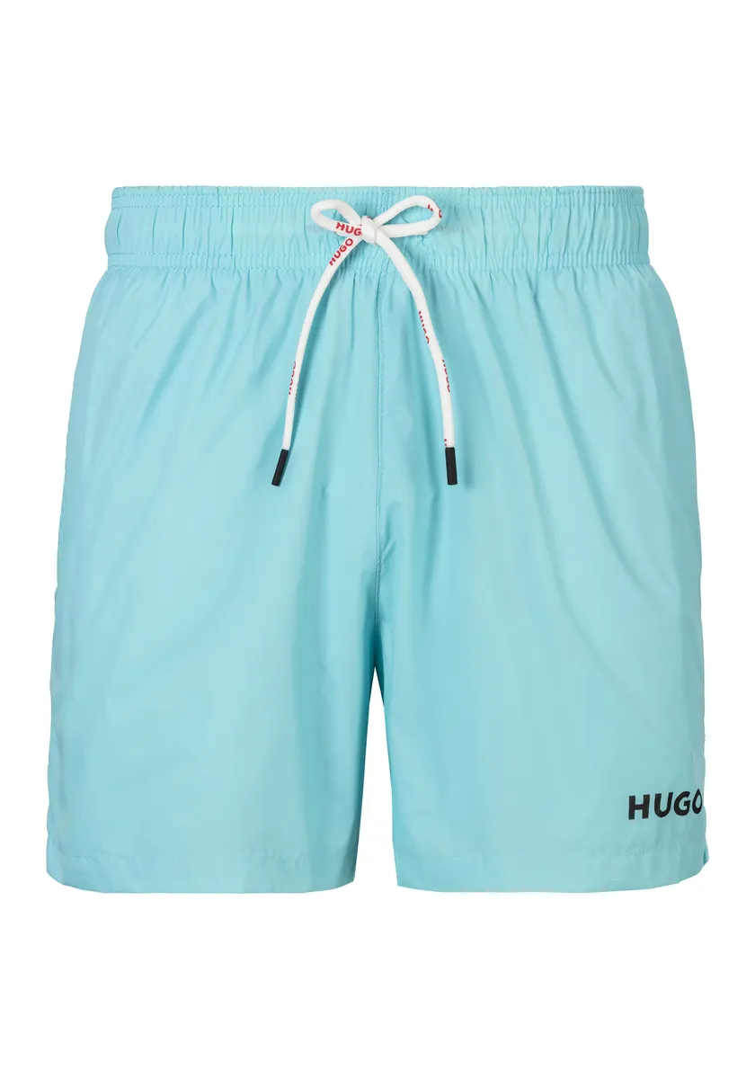 

Купальные брюки HUGO Underwear с кулиской с логотипом, цвет Turquoise/Aqua 440