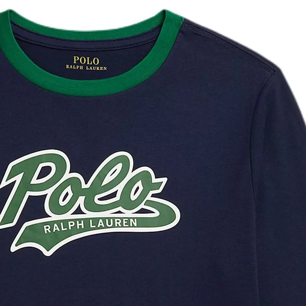 Футболка Kids' Polo Ralph Lauren, marine синий — фото 4