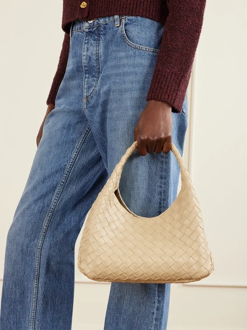 Кожаная сумка-тоут Campana intrecciato BOTTEGA VENETA, бежевый — фото 2