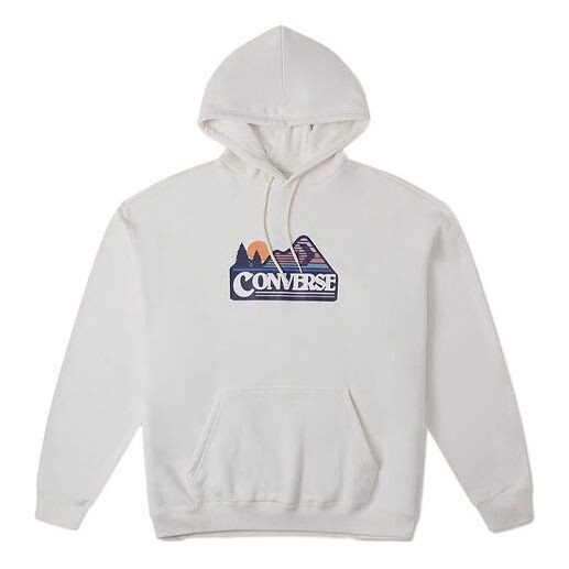 

Толстовка elevated logo graphic os heavyweght hoodie 'white' Converse, белый